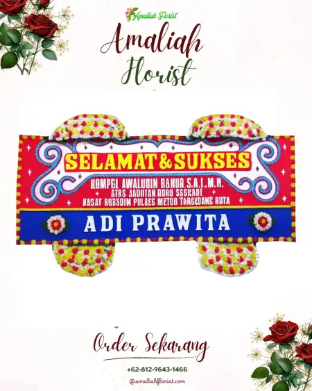 Papan Bunga Ucapan Selamat Sibrama